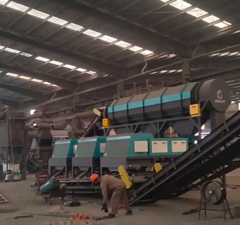 越南地區(qū)分選設(shè)備現(xiàn)場(chǎng)。